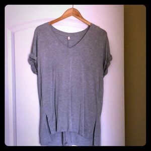 Wishlist grey hi-lo top